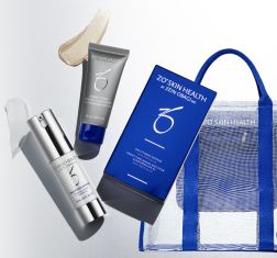 SUMMER PROTECTION PROMOTIONGift with PurchaseBestel een ZO Skin Health Zonbescherming naar keuze en ontvang Daily Power Defense 15 ml + Smart Tone Broad -Spectrum Sunscreen SPF 50 20 ml + een Luxe Tote (Beach) Bag CADEAU